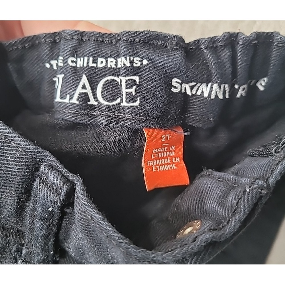 5 Pairs of Girls 2T Denim Jeans Black & Blue Old Navy Arizona Badge Childrens Pl - Picture 13 of 13